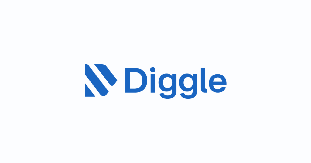 DIGGLE のサイト画面