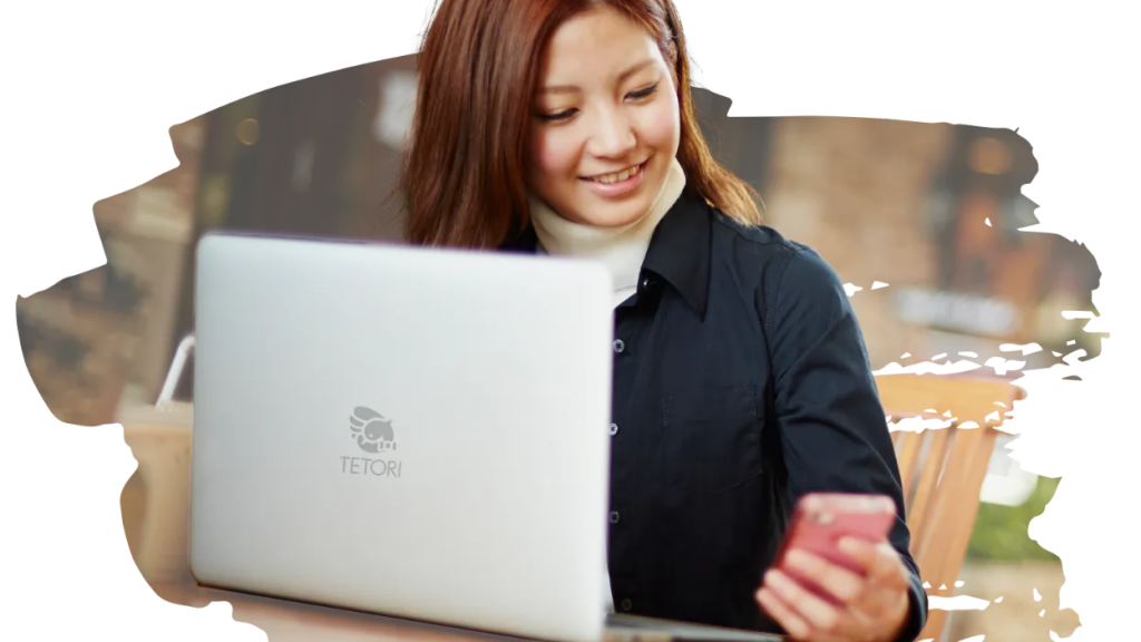 TETORI のサイト画面