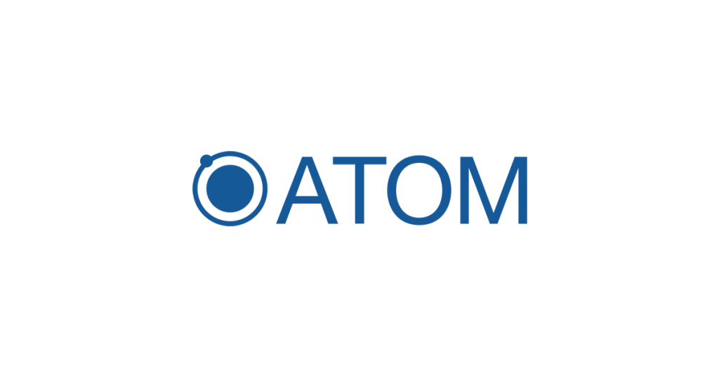 ATOM のサイト画面