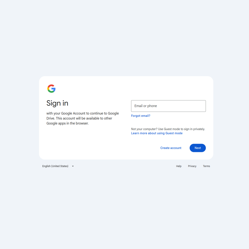 Google サイト(Google Sites) のサイト画面